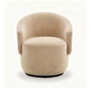 Ver imagem 2 de Poltrona Decorativa Giratória Sala de Estar Recepção Jasmine Suede