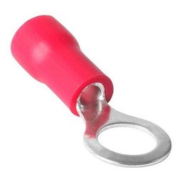 500un Terminal Anel Rv1.25-5 Vermelho Pré Isolado 0,5-1,5mm - 2