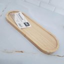 Ver imagem 5 de 12 Bandejas em Bambu Oval Travessa Gamela 33x12cm Petisqueiras Bandejas Multiuso Uz Decorar Restaura