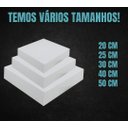 Ver imagem 5 de Luminária Plafon Aço e Acrílico Sobrepor Quadrado 40x40 Cm  - Branco Texturizado