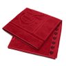 Toalha de Banho Buettner Jacquard Veludo Futebol Flamengo 70cmx140m Scarlet - 1