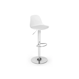 Banqueta Giratoria Alta Encosto Branco Unidade Alta Resistencia Bering - 1