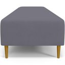Ver imagem 4 de Puff Decorativo Bali W01 Pés Palito 170x60cm Suede Cinza - Lyam Decor