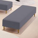 Ver imagem 6 de Puff Decorativo Bali W01 Pés Palito 170x60cm Suede Cinza - Lyam Decor