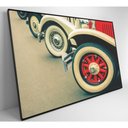 Ver imagem 6 de Quadro Rodas Carros Classicos 120x80 Cm Tecido Canvas