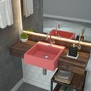 Ver imagem 1 de Kit Cuba XQ355 com Torneira 1198 Metal e Válvula Click 1 1/2 com Sifão PVC e Flexível Compace