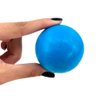 Kit 3 Brinquedo Cachorro Bolinha Maciça E Lisa 60mm Cor: Azul - 4