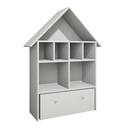 Ver imagem 3 de Casinha Organizadora de Brinquedos Infantil 100% Mdf Plancasa Branco Tx