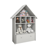 Casinha Organizadora de Brinquedos Infantil 100% Mdf Plancasa Branco Tx - 2