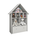 Ver imagem 2 de Casinha Organizadora de Brinquedos Infantil 100% Mdf Plancasa Branco Tx