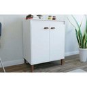 Ver imagem 2 de Balcão Cozinha c/Tampo Torino 2PORTAS 70cm Branco Movelbento