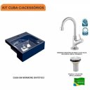 Ver imagem 3 de Kit Cuba Xq355 Torneira 1198 Metal e Válvula 1 Polegada Compace