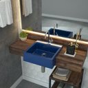 Ver imagem 1 de Kit Cuba Xq355 Torneira 1198 Metal e Válvula 1 Polegada Compace