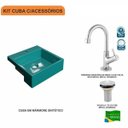 Ver imagem 3 de Kit Cuba Xq355 Torneira 1198 Metal e Válvula 1 Polegada Compace