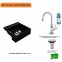 Ver imagem 3 de Kit Cuba Xq355 Torneira 1198 Metal e Válvula 1 Polegada Compace