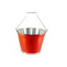 Balde Gelo Cerveja C/ Alça Alumínio Profissional Laranja - 2