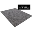 Ver imagem 1 de Tapete Bogotá Preto 145cm x 100cm