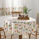 Ver imagem 1 de Toalha de Mesa Redonda 4 Lugares 1,60m Dohler Clean Athenas Estampa:ester 01