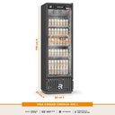 Ver imagem 3 de Cervejeira Expositora Porta Vidro 400L VCCE400PVPB Preta e Branca 220V Refrimate Com Chopeira 3,5L