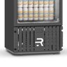 Cervejeira Expositora Porta Vidro 400L VCCE400PVPB Preta e Branca 220V Refrimate Com Chopeira 3,5L - 12
