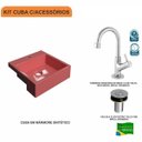 Ver imagem 3 de Kit Cuba XQ355 Torneira 1198 Metal e Válvula Click 1 Polegada B Compace