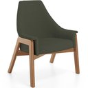 Ver imagem 1 de Poltrona Decorativa Sakura L02 Linho Verde Musgo