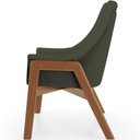 Ver imagem 2 de Poltrona Decorativa Sakura L02 Linho Verde Musgo