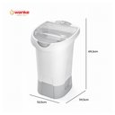 Ver imagem 3 de Máquina de Lavar Semi-automática Wanke Sally 5kg Branca 127V