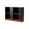 Armario Livreiro Flex Multiuso Horizontal ou Vertical:preto Nature - 4