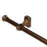 Varão Simples para Cortinas 2,50mts 19mm Ouro Velho Compacto - 1
