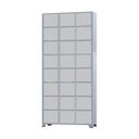 Ver imagem 1 de Armário Roupeiro De Aço 24 Portas Para Vestiário Academia Locker Cinza