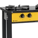 Ver imagem 3 de Fogão Industrial Venâncio a Gás Bravo 2 Bocas Amarelo Esmaltado Br2bam