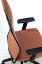 Ver imagem 5 de Cadeira Presidente Giratoria Courino Terracota Base Cromada 120kg - Roal