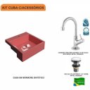 Ver imagem 3 de Kit Cuba XQ355 Torneira 1198 Metal e Válvula Click 1 1/2 Polegada Compace