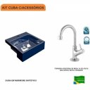 Ver imagem 3 de Kit Cuba Xq355 Torneira 1198 Metal 1/4 Volta Compace