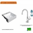 Ver imagem 3 de Kit Cuba Xq355 Torneira 1198 Metal 1/4 Volta Compace
