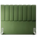 Ver imagem 4 de Kit Cabeceira Cama Box Casal 140cm Calçadeira Recamier Baú Dália W01 Facto Verde Musgo - Lyam