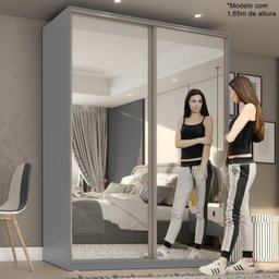 Guarda-roupa Solteiro com Espelho Belluno - 11