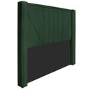 Ver imagem 1 de Cabeceira Solteiro 90 Cm Para Cama Box Suede Verde