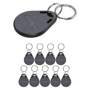Kit 10 Chaveiro Proximidade Tag RFID 125KHZ TH 1000 Intelbras
