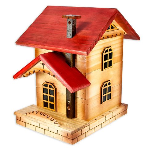 Caixa de Abelha sem Ferrão - Asf - Jatai Mirim Irai - Modelo Chalé