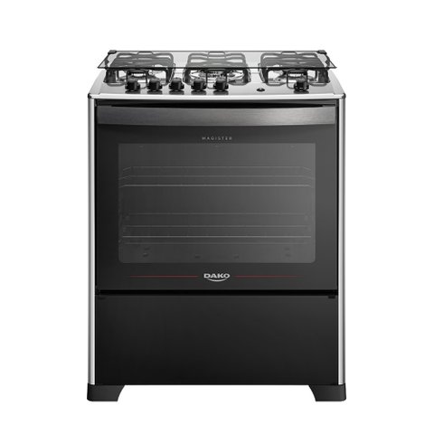 Fogão 5 Bocas Dako Magister Gás Glp Acendimento Automático Preto 300001611 Bivolt