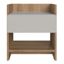 Ver imagem 7 de Mesa de Cabeceira 40cm com 1 Gaveta Freyr Mel/arenas F10 - Mpozenato