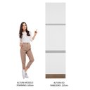 Ver imagem 5 de Paneleiro Madesa Glamy 60 cm 3 Portas Rustic/Branco Cor:Rustic/Branco