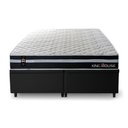 Ver imagem 5 de Conjunto Box Baú Super King Durham Preto 193x203x67 c/ Molas Ensacadas
