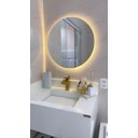 Ver imagem 4 de Espelho Redondo 50cm X 50cm com Led À Pilha ou Fonte:led Branco Quente/led a Pilha