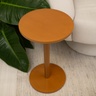 Mesinha Lateral para Salas Quartos Consultórios Amadeirada 34cm de Diâmetro - 3