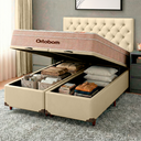 Ver imagem 5 de Kit Cama Box Bau + Cabeceira + Colchão Queen Molas Ensacadas - Airtech - Ortobom