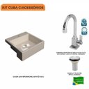 Ver imagem 3 de Kit Cuba XQ355 Torneira Luxo 1195 e Válvula 1 Polegada Compace