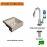 Kit Cuba XQ355 Torneira Luxo 1195 e Válvula 1 Polegada Compace - 3